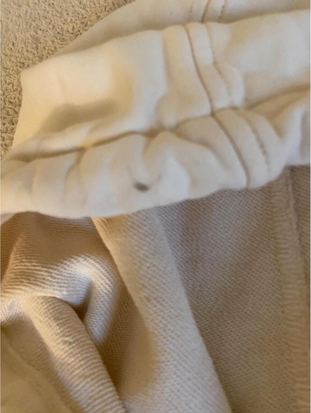 Madewell Cream Sherpa Fleece Hoodie Sweatshirt Women M Oversized J Crew Sweater - Picture 8 of 16